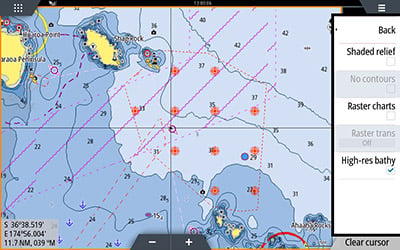 Simrad Go7 Charts