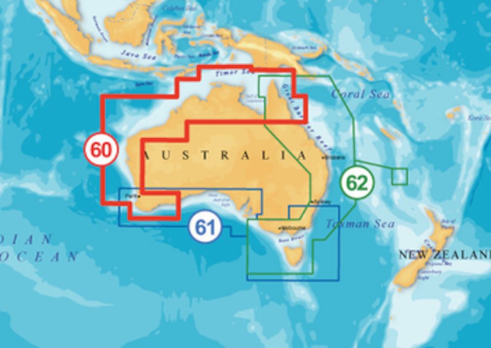 NAVIONICS MSD60P+ AUST NW PLAT+ XL4
