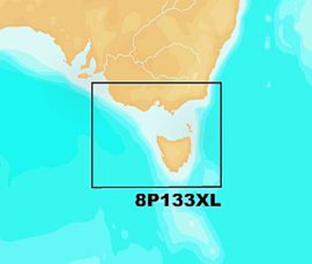 NAVIONICS MSD8P133XL MELBN/TASM PLAT+ XL