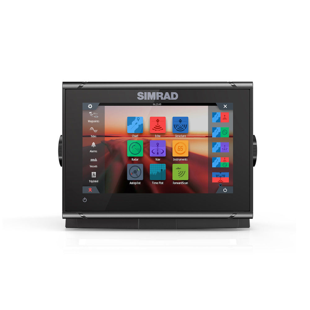 Simrad GO7 XSR No Transducer with C-MAP Discover Chart Card,Black,000-14078-002 7-inch Chartplotter 