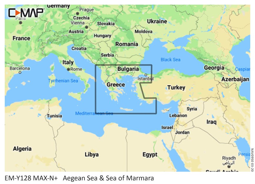 C Map Max N Local Chart Aegean Sea Sea Of Marmara Simrad Usa